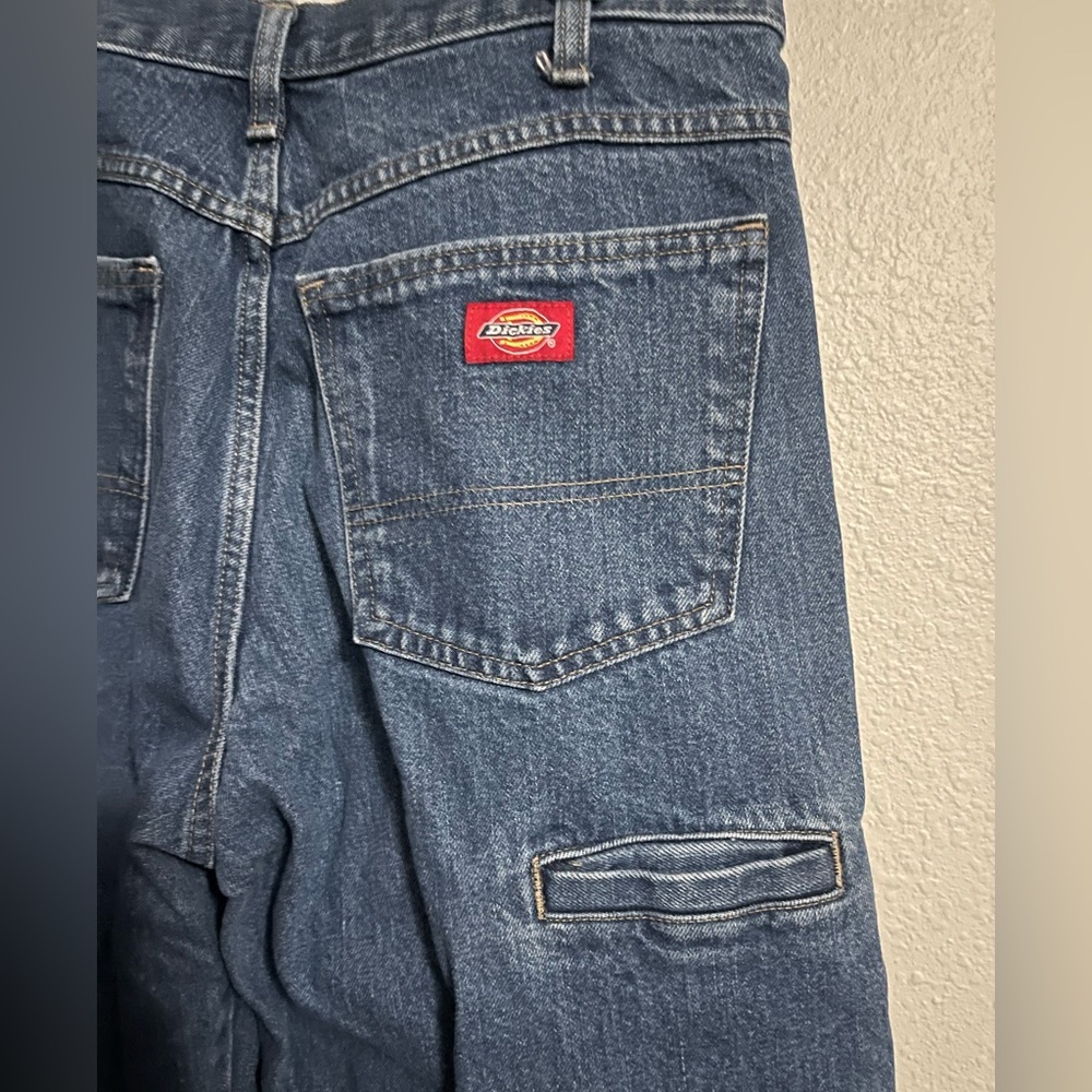 Dickies Double Knee Medium Wash Denim Jeans Size 32x34